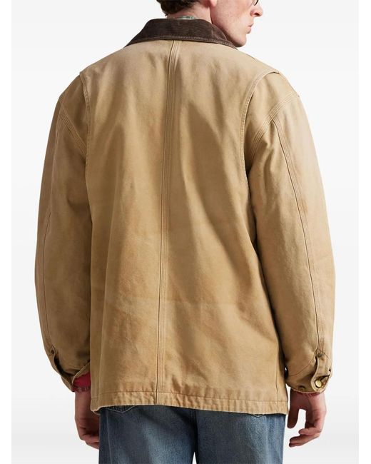 Polo Ralph Lauren Natural Corduroy-Collar Canvas Jacket for men