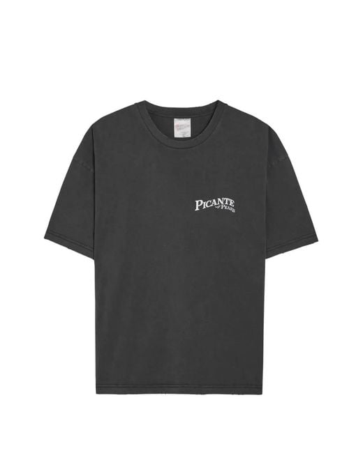Picante Black Peaks Patch T-Shirt for men