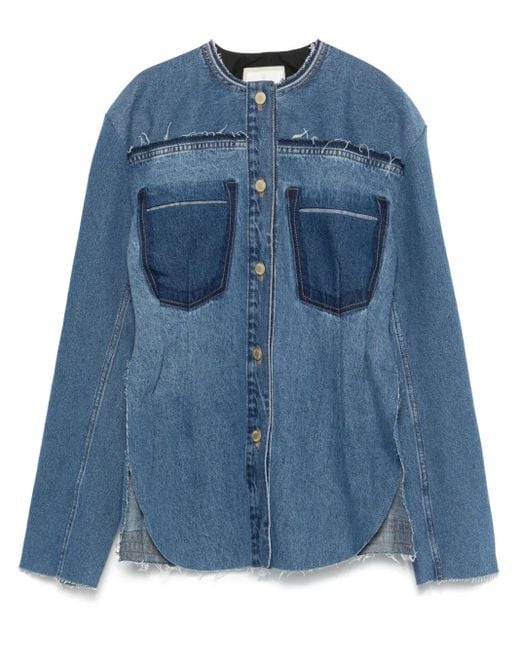 Litkovskaya Blue Klassische Jeansjacke