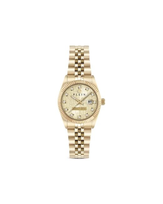 Philipp Plein Metallic Date Superlative 34Mm