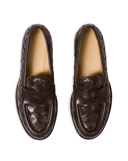 Scarosso Gewebte Loafer in Brown für Herren