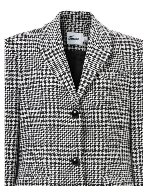 Self-Portrait Gray Blazers