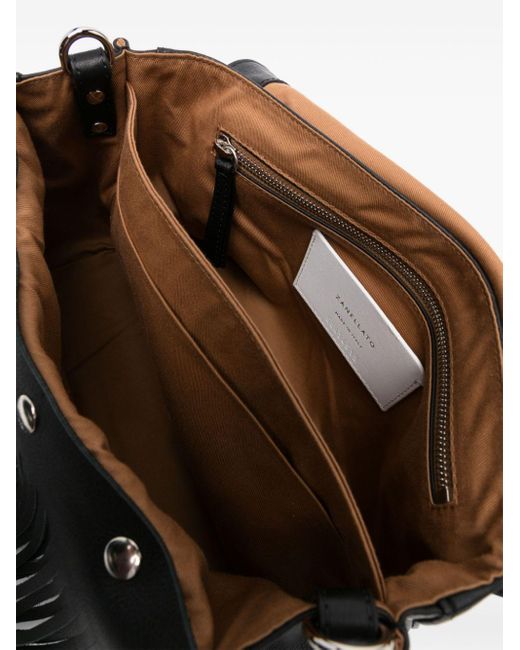 Zanellato Black Postina® Leather Tote Bag
