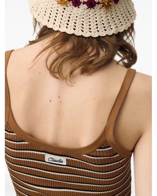 Top A Righe di Claudie Pierlot in Brown