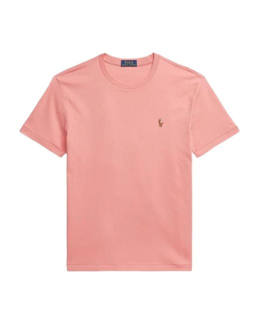 Polo Ralph Lauren Klassisches T-Shirt in Pink für Herren