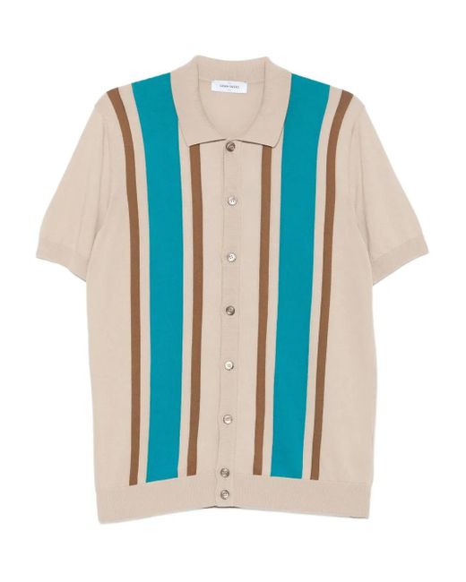 Camisa a rayas Gran Sasso de hombre de color Blue