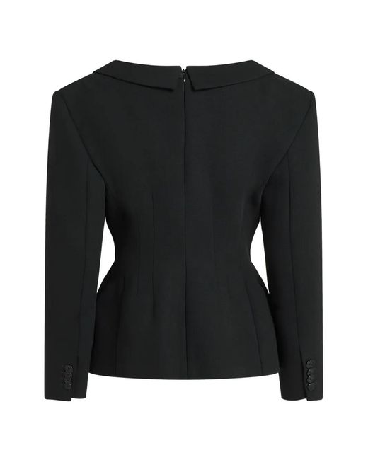 Karl Lagerfeld Black Karl Studio Wide Shoulder Blazer