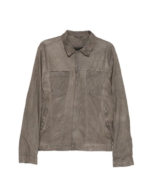 Veste À Effet Froissé Giorgio Brato pour homme en coloris Brown