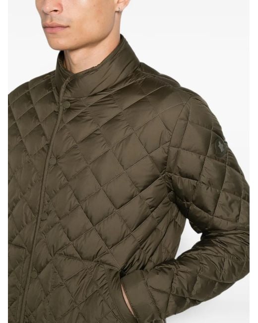 Moncler Brown Oise Diamond-Quilted Jacket for men