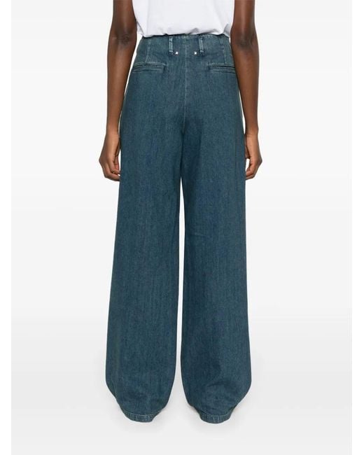 Golden Goose Deluxe Brand Blue Flavia High-Waisted Straight-Leg Jeans