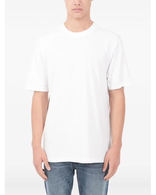 NN07 White Adam Round Neck T-Shirt for men