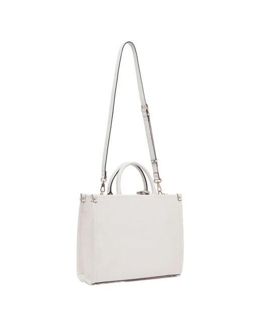 Liu Jo White Medium Handbag With Charm