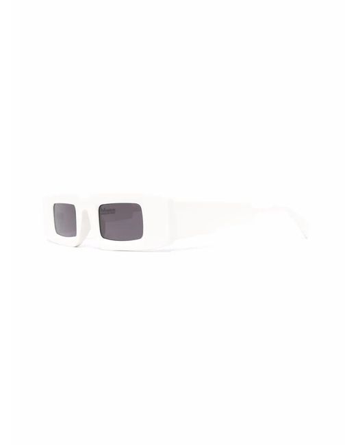 Kuboraum White Square Frame Sunglasses