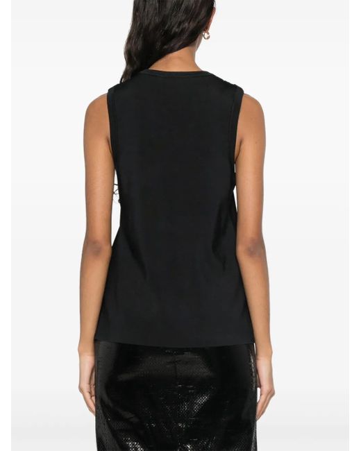 Top con detalle retorcido Jonathan Simkhai de color Black
