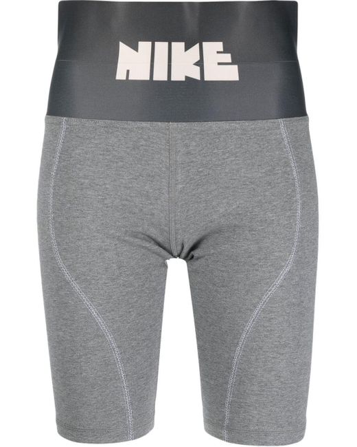 Nike Cotton Circa 72 Highwaist Bike Shorts in Grey (Grey) Lyst Australia