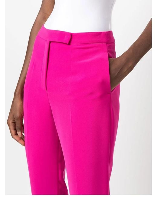 Blanca Vita Pink Primula Wide-Leg Trousers