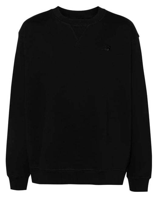 New Balance Black Athletics Sweatshirt for men