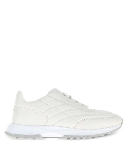 メンズ Givenchy パデッドレザースニーカー White