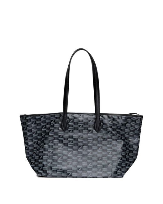 Moreau Black Saint Tropez Patterned Tote Bag