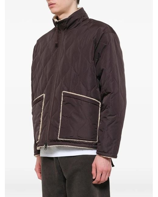 Taion Natural Zip-Fastening Pocket Reversible Jacket for men