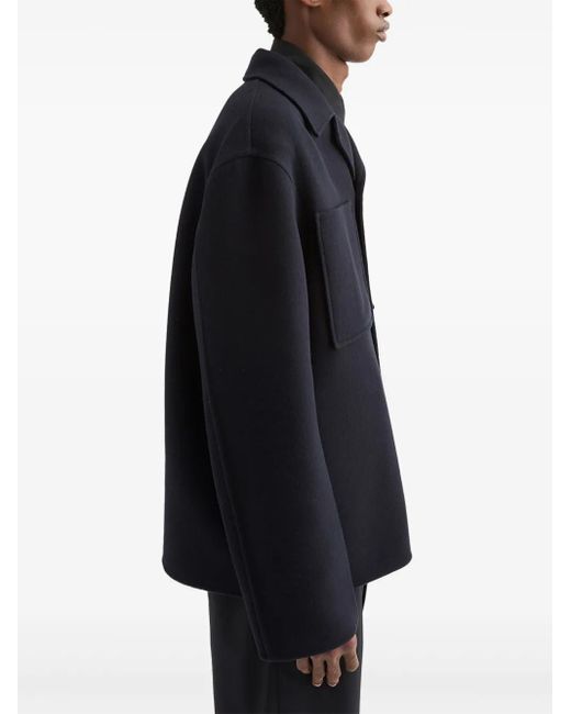 Jil Sander Blue Wool Jacket for men