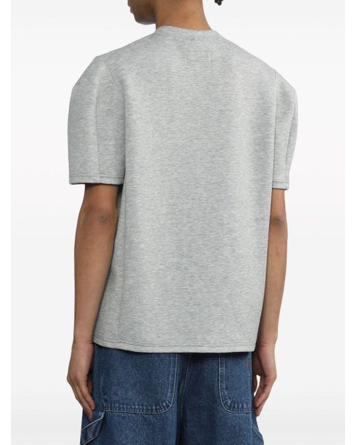 Camiseta con motivo bordado Doublet de hombre de color Gray
