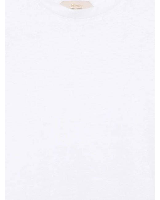 Aurélien White Slub T-Shirt for men