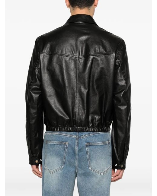 Lemaire Black Biker Blouson for men