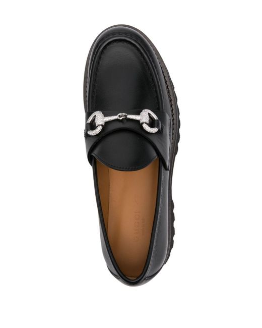 Gucci Black Moccasins With Horsebit