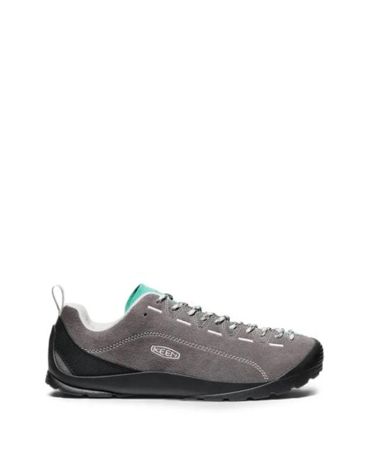 Keen Gray Jasper Leather Sneakers for men