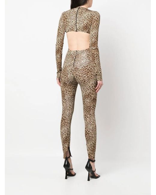 Body Con Estampado De Leopardo DSquared² de color Natural