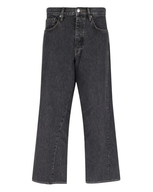 Vaqueros Con Parche Del Logo sunflower de hombre de color Gray