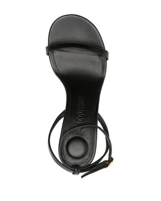Jacquemus Black Les Doubles Sandals