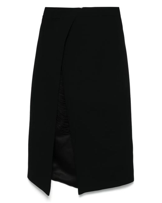Maticevski Black Elegy Midi Skirt