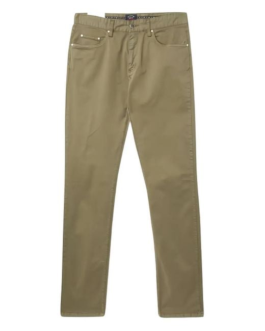 Pantaloni Con Cinque Tasche di Paul & Shark in Green da Uomo