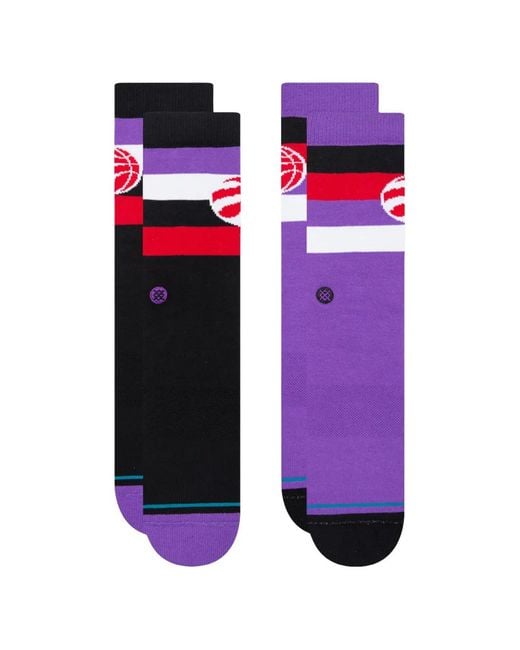 Stance White X Nba Toronto Raptors Crew Socks for men