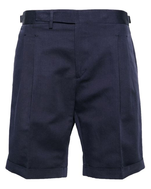 Briglia 1949 Blue Amalfis Pleat-detail Bermuda Shorts for men