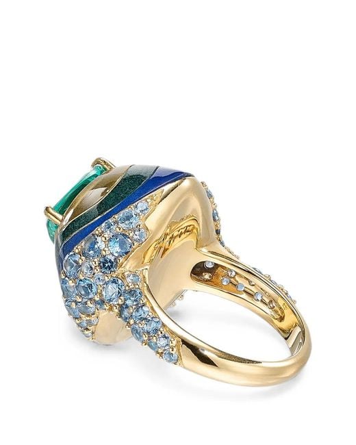 Anabela Chan Blue Ocean Sugarloaf Ring