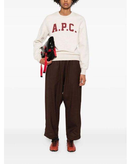 A.P.C. White Sweatshirt