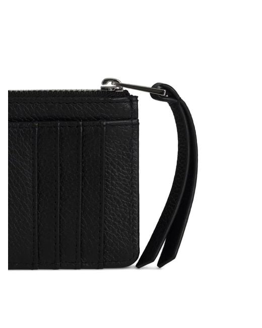 Zadig & Voltaire Black Zv Card Grained Leather