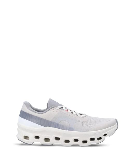 On Shoes White Cloudmster Sneakers for men