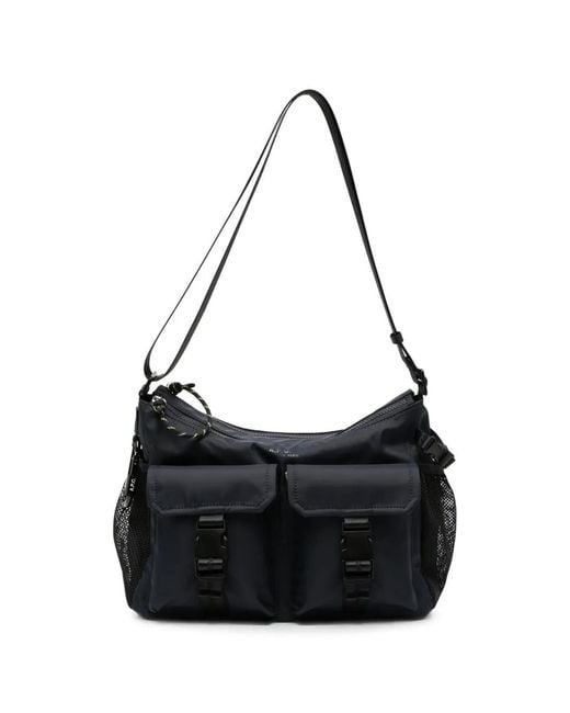 A.P.C. Black Buckle-Fastening Crossbody Bag