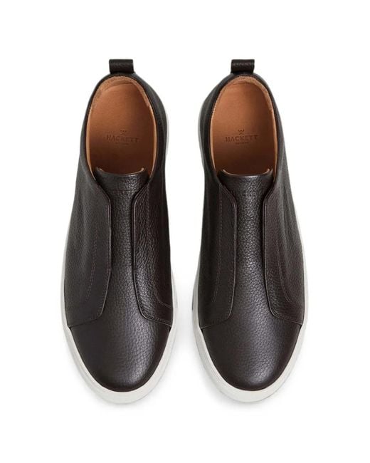 Sneakers Vision Pebble di Hackett in Brown da Uomo
