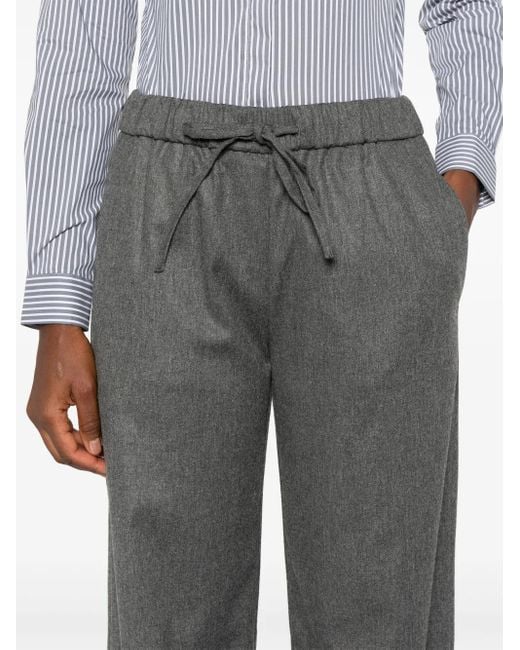 Fay Straight Broek in het Gray