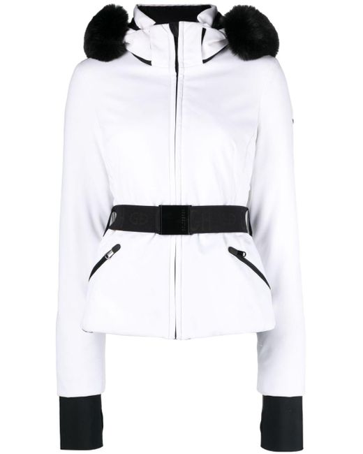 Goldbergh White Hida Padded Ski Jacket - Women's - Fabric