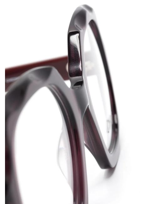 Chloé Brown Geometric-Frame Glasses