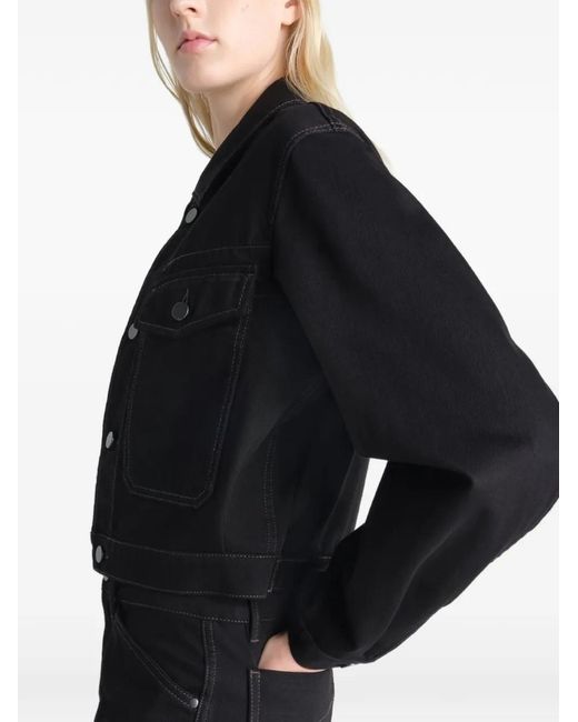 Lemaire Black Cotton Cropped Jacket