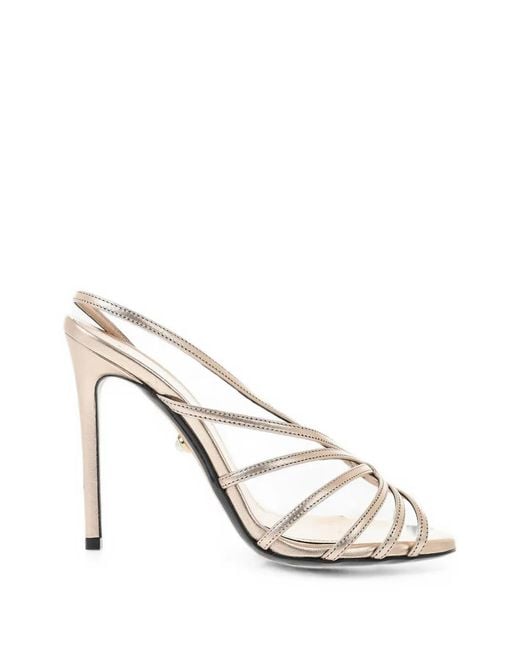 ALEVI White Benny Leather Sandals