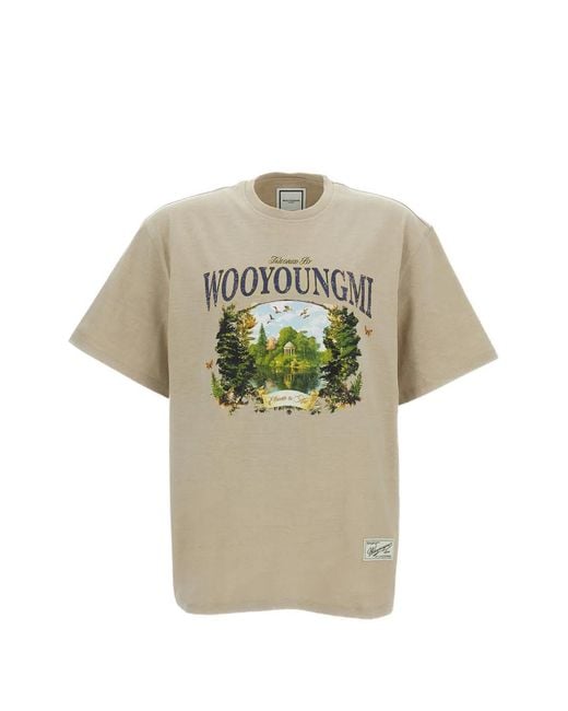 Wooyoungmi Natural Garden Graphic-Print T-Shirt for men
