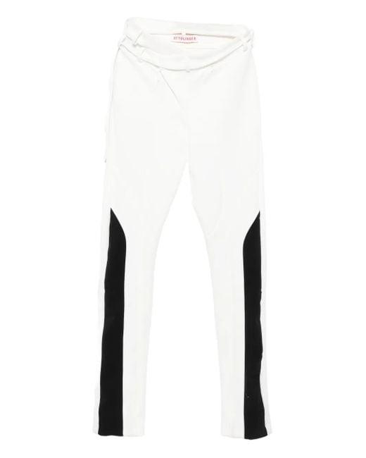 OTTOLINGER White Contrast-Panel Trousers